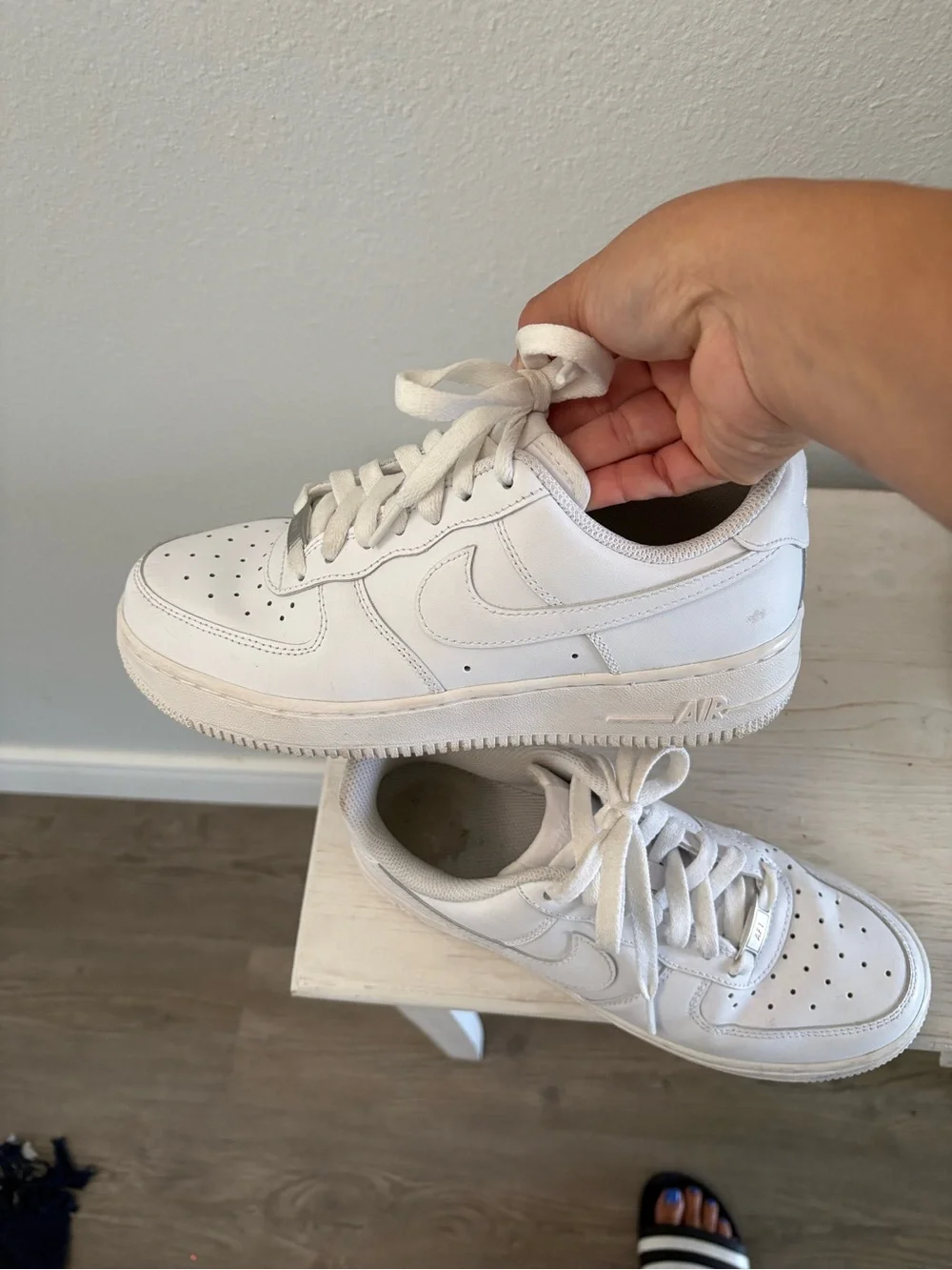 Nike All-White Low-Top Sneakers